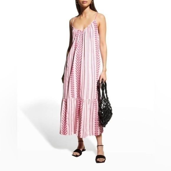 Velvet Dinae Printed Long Dress - Picture 4 of 13